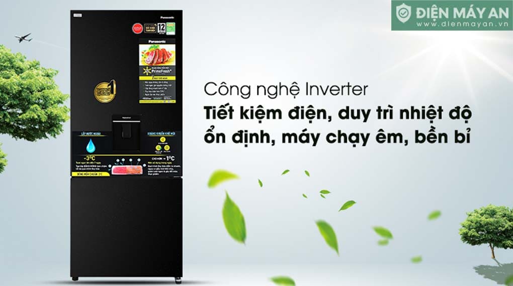 Tủ lạnh Panasonic Inverter 377 lít NR-BX421GPKV